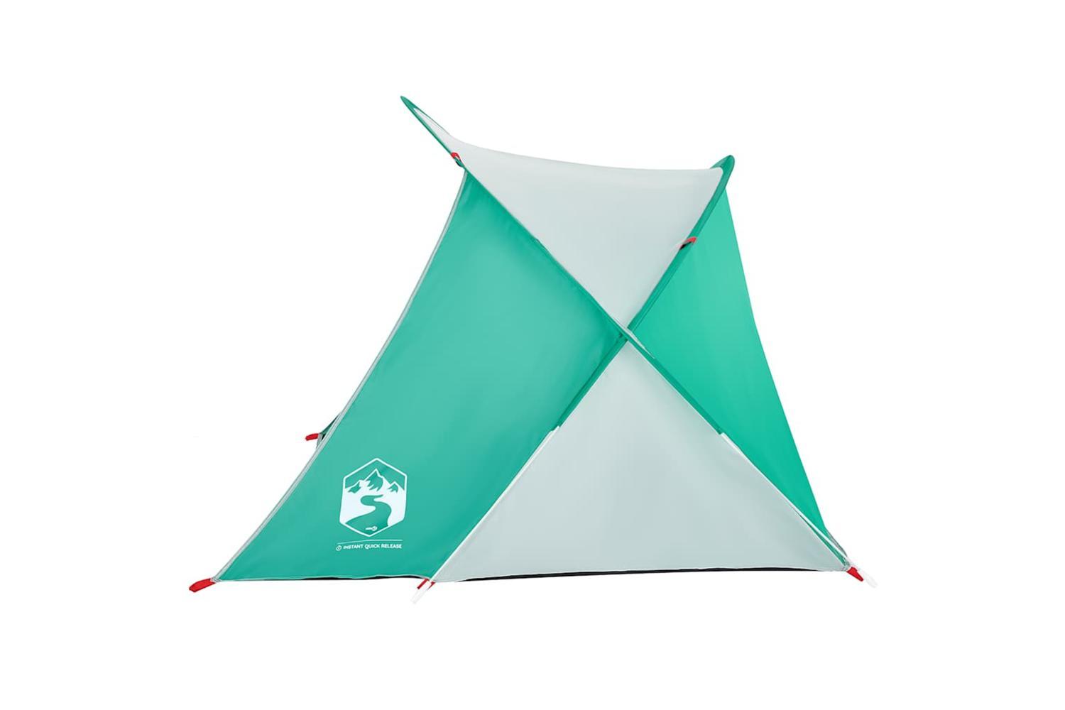 Vidaxl Beach Tent 2-person Sea Green Pop-up Waterproof-6