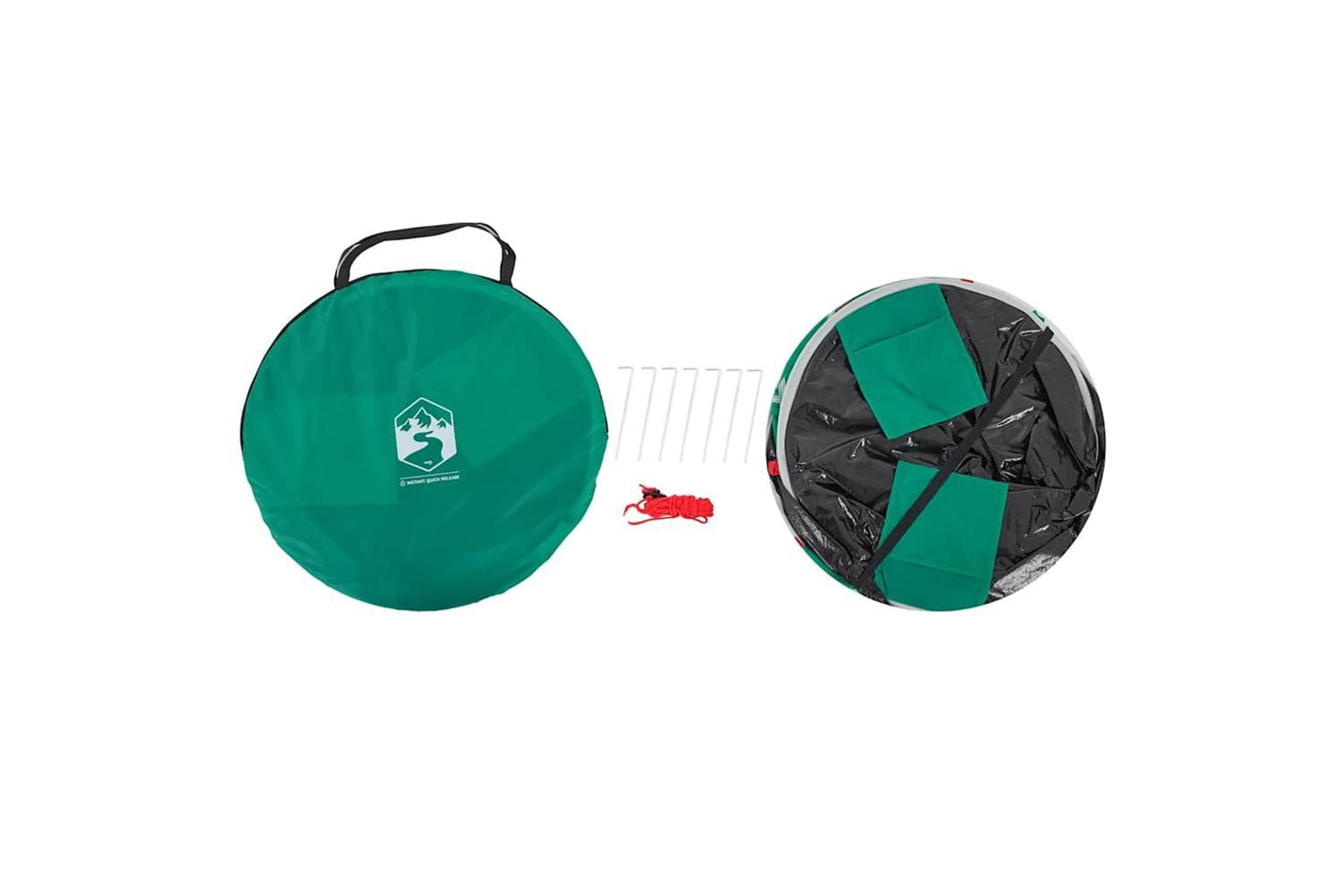 Vidaxl Beach Tent 2-person Sea Green Pop-up Waterproof-9