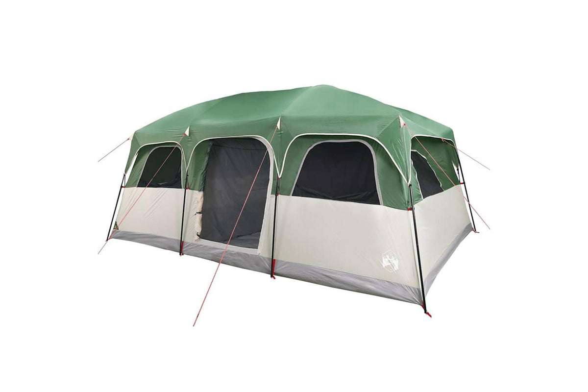 Vidaxl Family Tent Cabin 10-person Green Waterproof-4