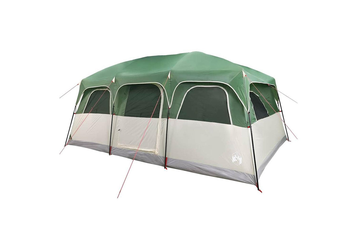Vidaxl Family Tent Cabin 10-person Green Waterproof-5