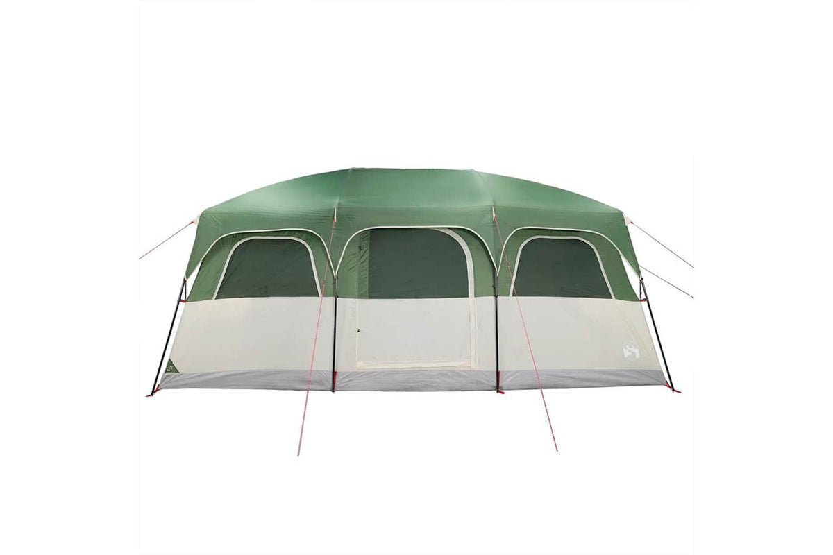 Vidaxl Family Tent Cabin 10-person Green Waterproof-8