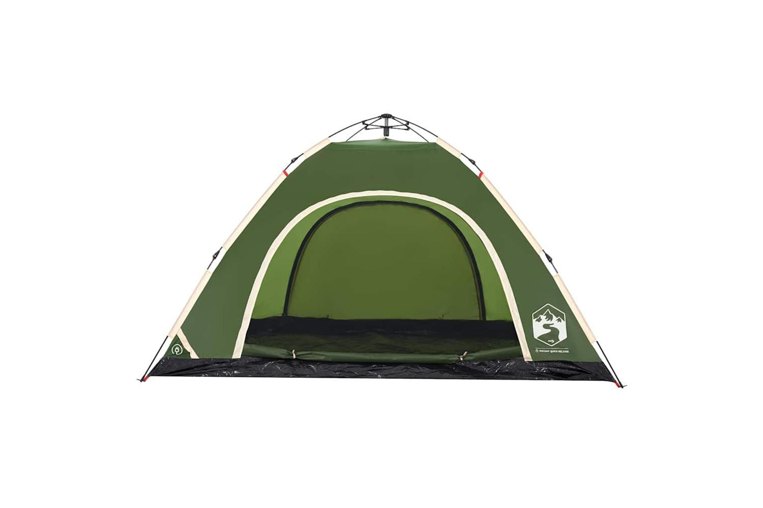 Vidaxl Camping Tent 5-person Green Quick Release-7