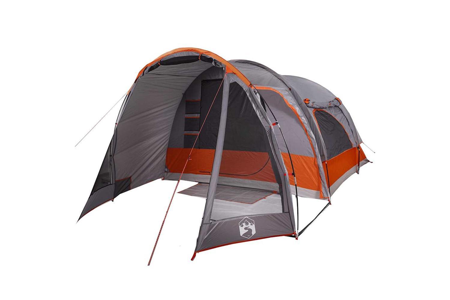 Vidaxl Family Tent 6-person Grey Waterproof-3