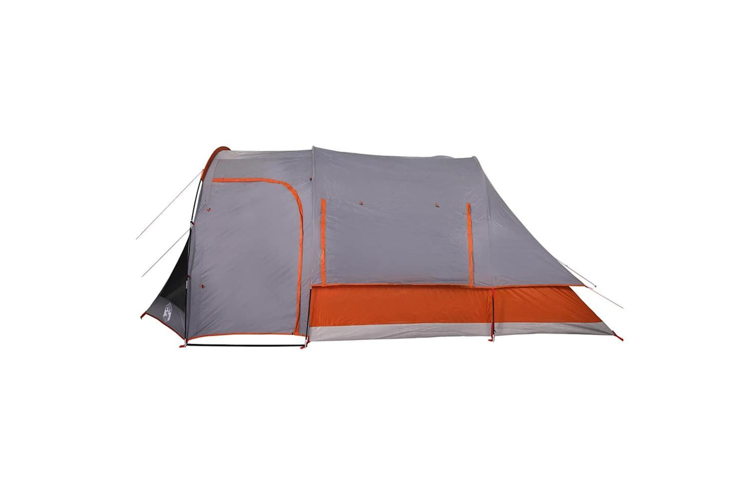 Vidaxl Family Tent 6-person Grey Waterproof-9