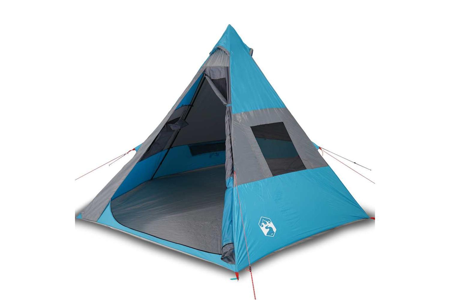 Vidaxl Camping Tent Tipi 7-person Blue Waterproof-2