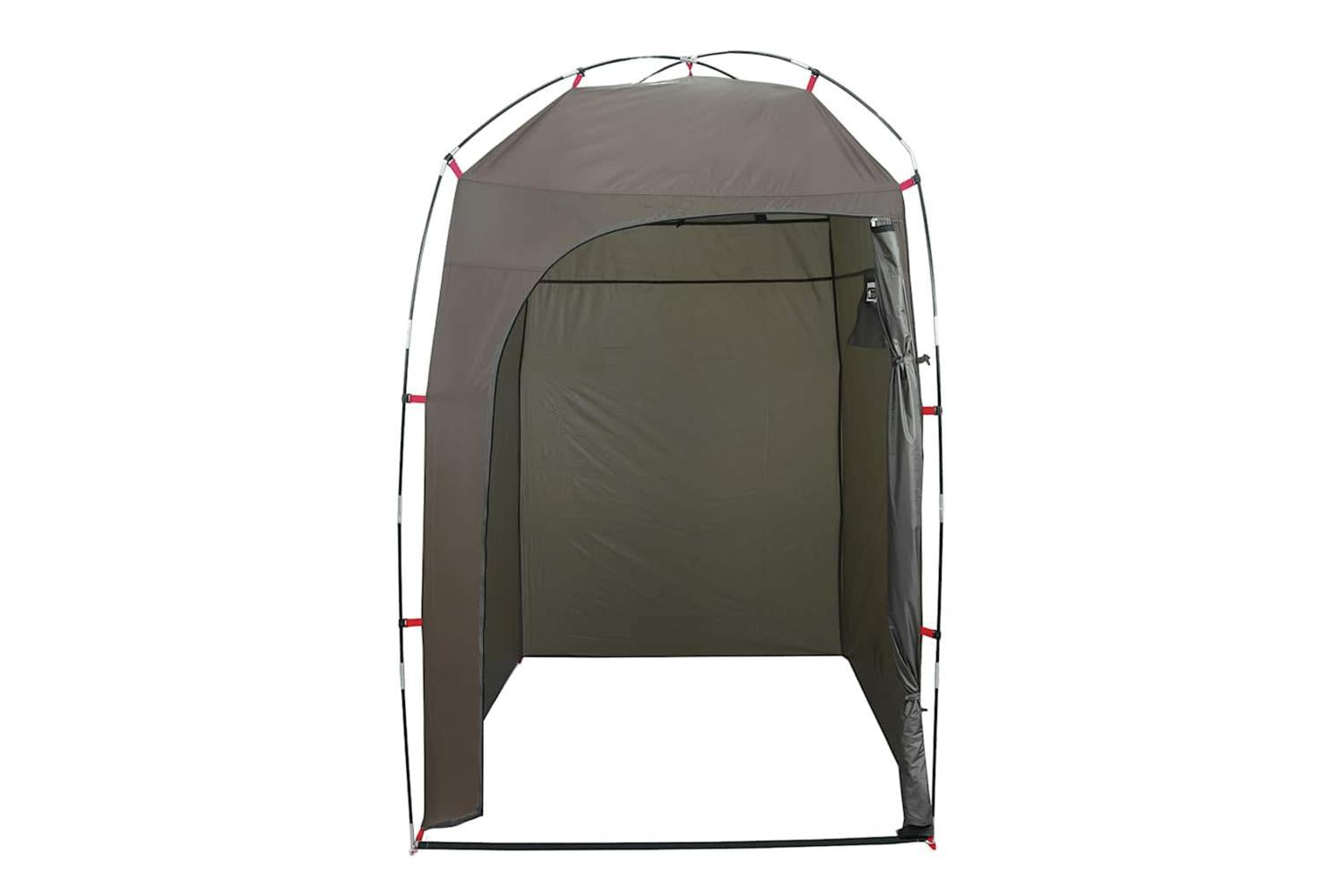 Vidaxl Shower Tent Brown Waterproof-5