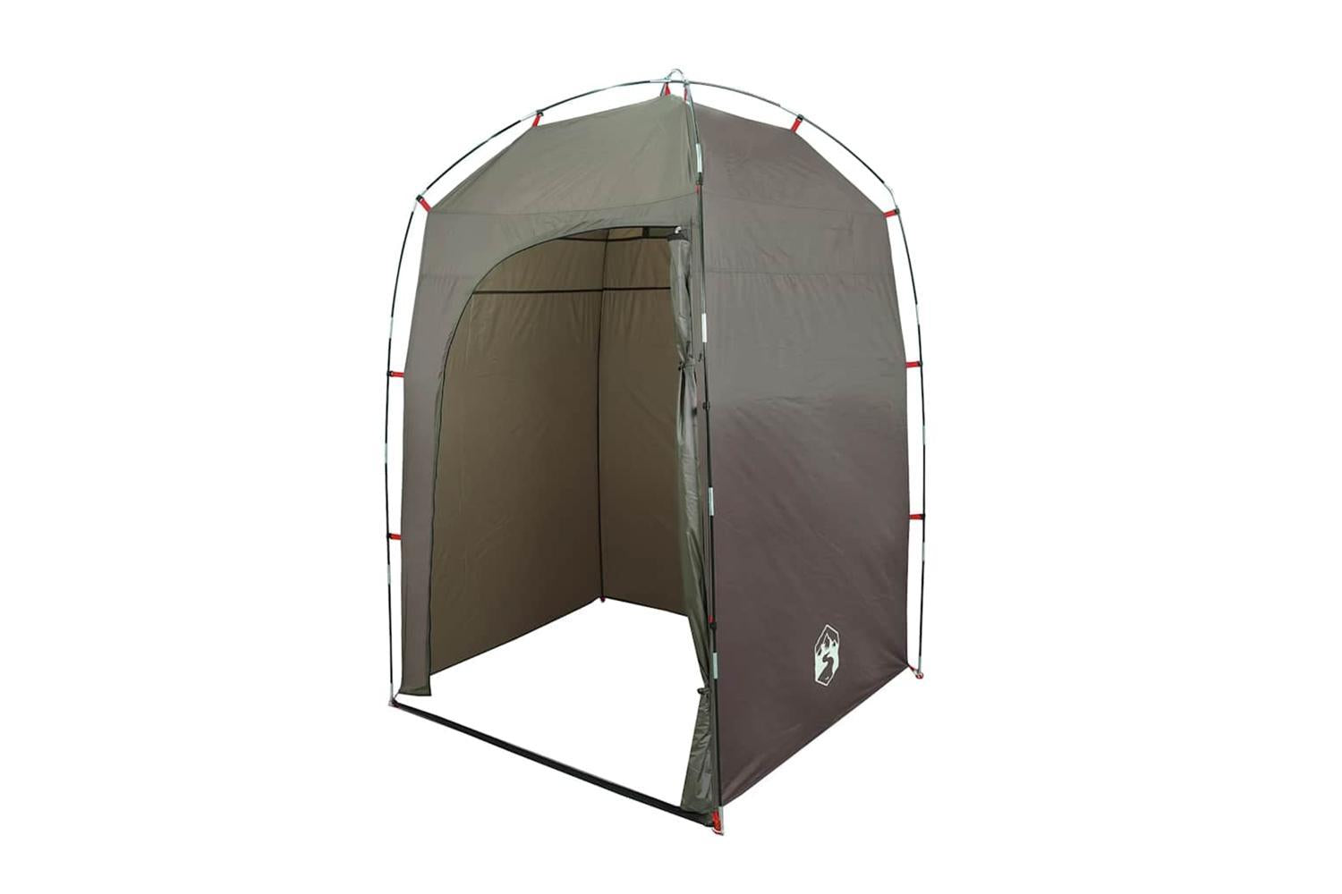 Vidaxl Shower Tent Brown Waterproof-6