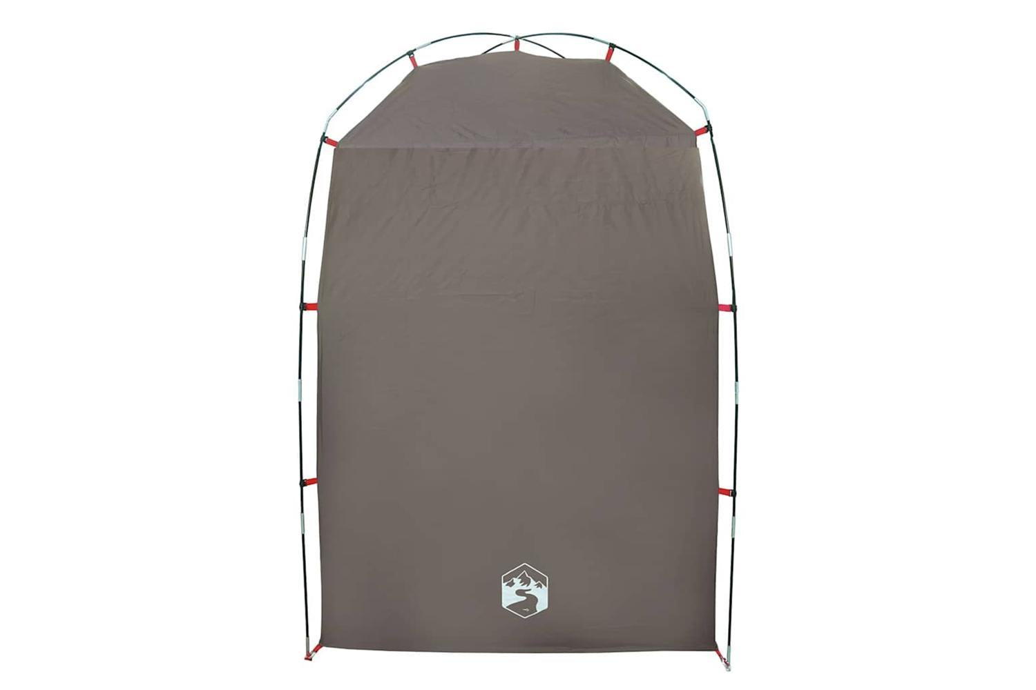 Vidaxl Shower Tent Brown Waterproof-8