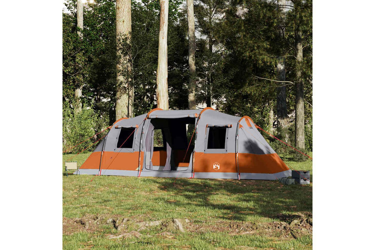 Vidaxl Family Tent Tunnel 6-person Grey Waterproof-4