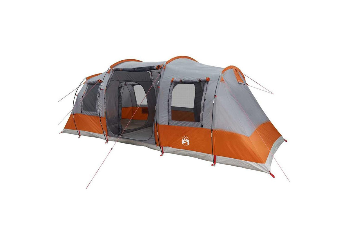 Vidaxl Family Tent Tunnel 6-person Grey Waterproof-5