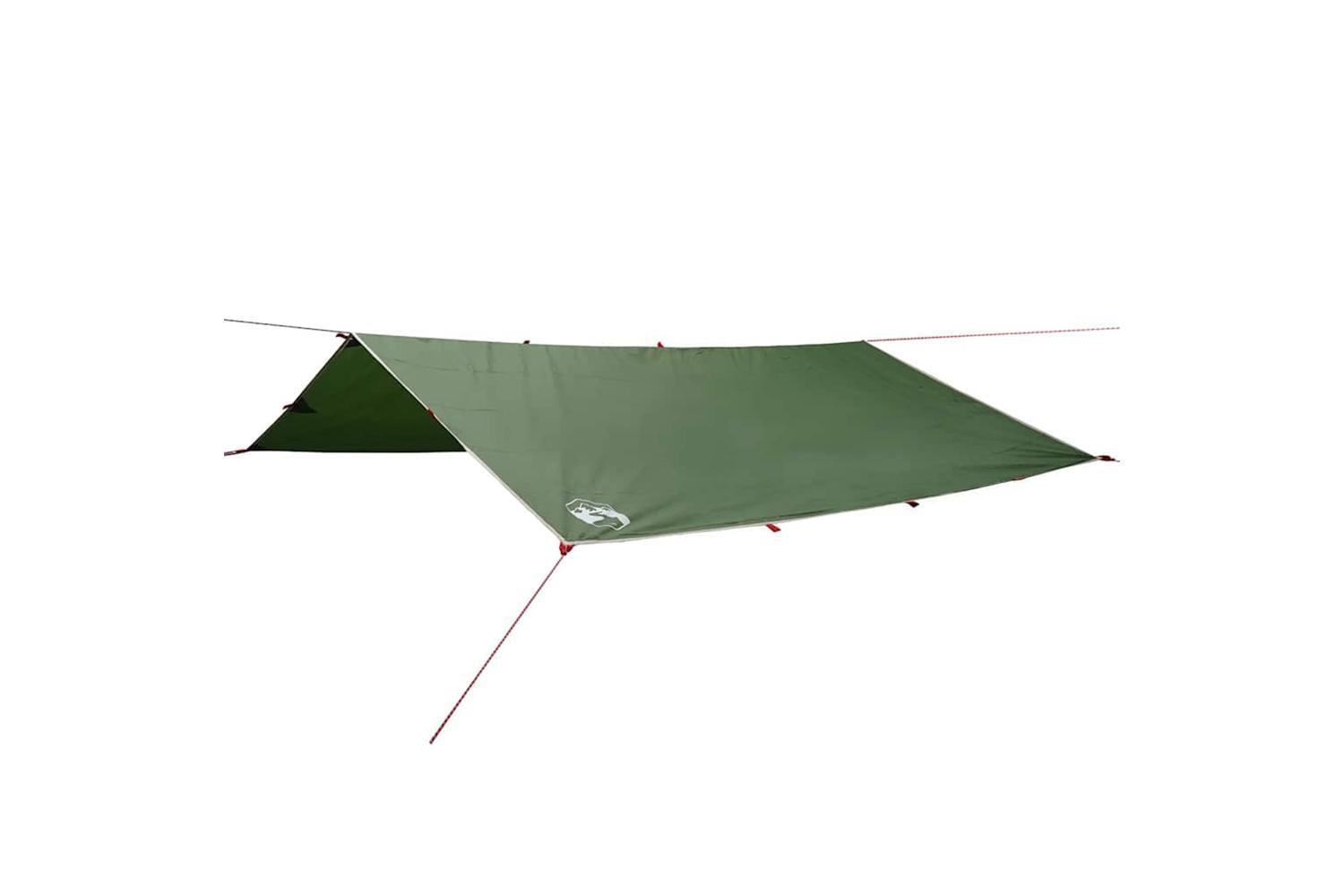 Vidaxl Camping Tarp Green 360x294 Cm Waterproof