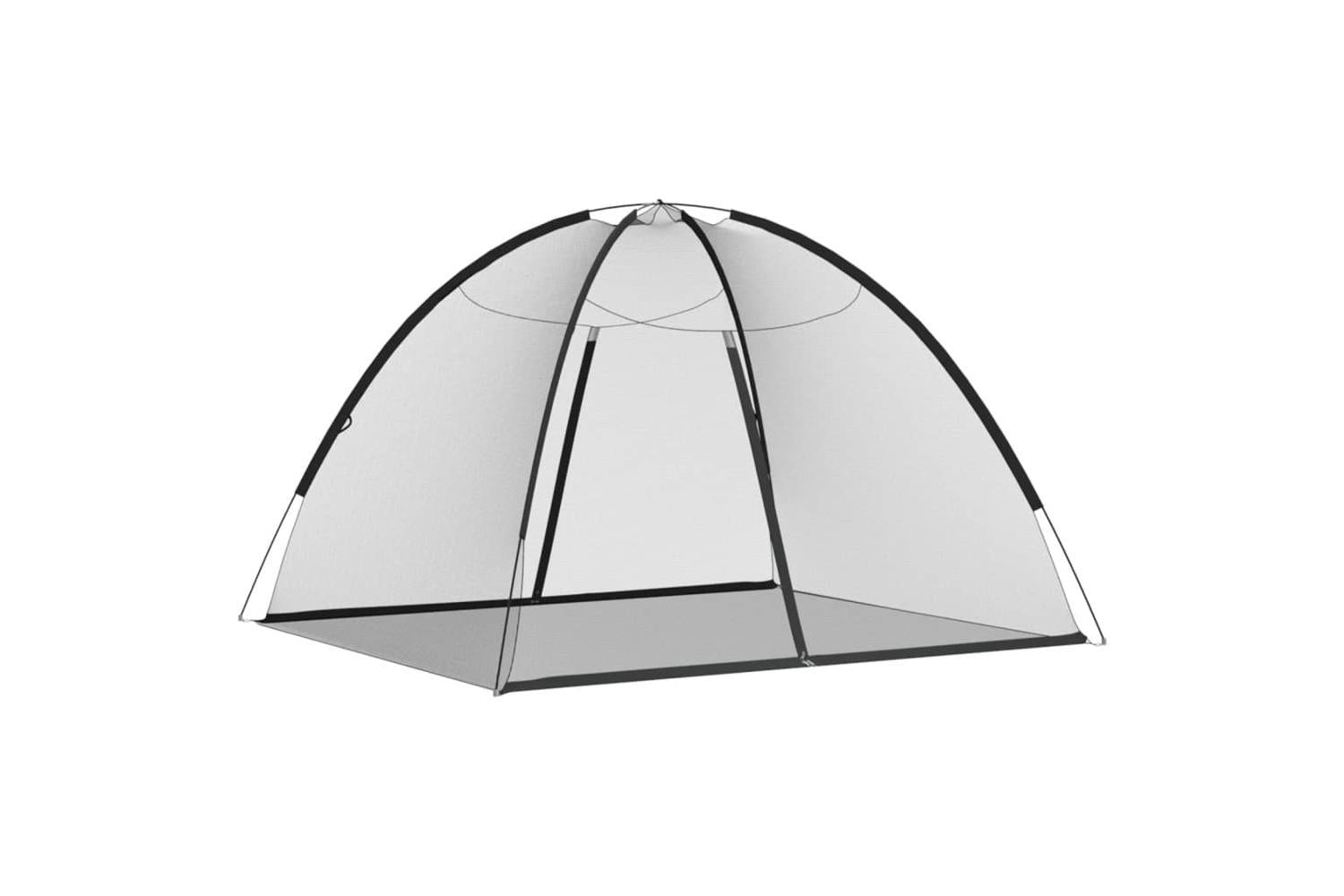 Vidaxl Mosquito Net Mongolia With Doors 220 MeshÃ¢Â blackÃ¢Â 200x180x135 Cm