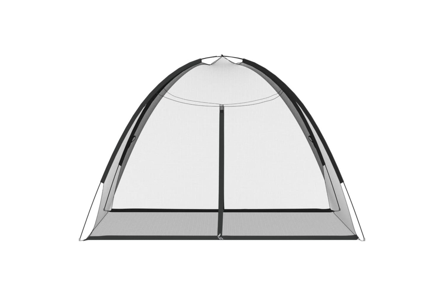 Vidaxl Mosquito Net Mongolia With Doors 220 MeshÃ¢Â blackÃ¢Â 200x180x135 Cm-4