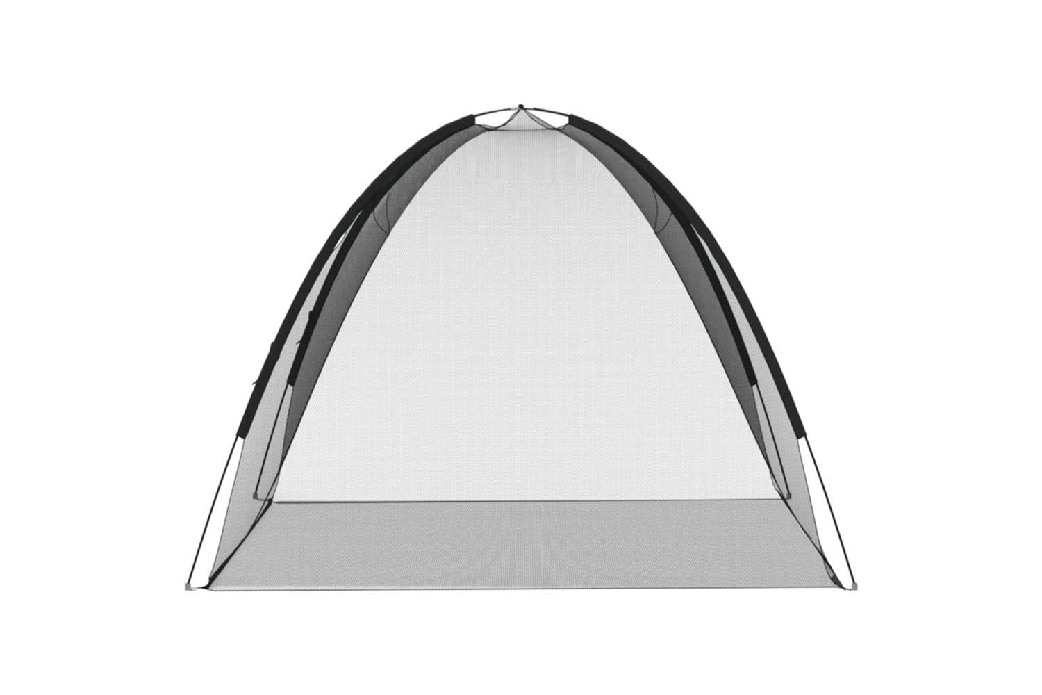 Vidaxl Mosquito Net Mongolia With Doors 220 MeshÃ¢Â blackÃ¢Â 200x180x135 Cm-5