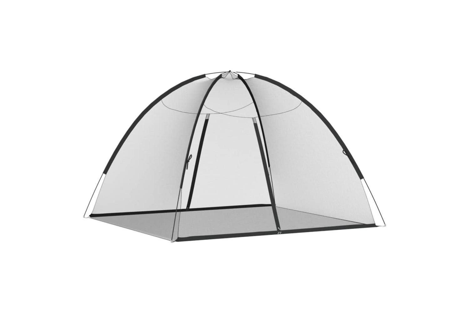 Vidaxl Mosquito Net Mongolia With Doors 220 MeshÃ¢Â blackÃ¢Â 200x180x135 Cm-6