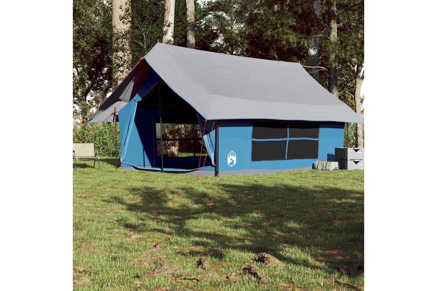 Vidaxl Camping Tent 5-person Blue Waterproof-4