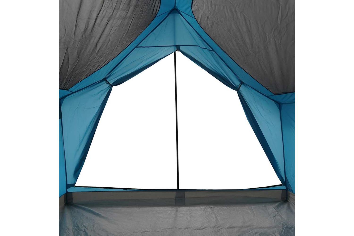 Vidaxl Camping Tent 5-person Blue Waterproof-10