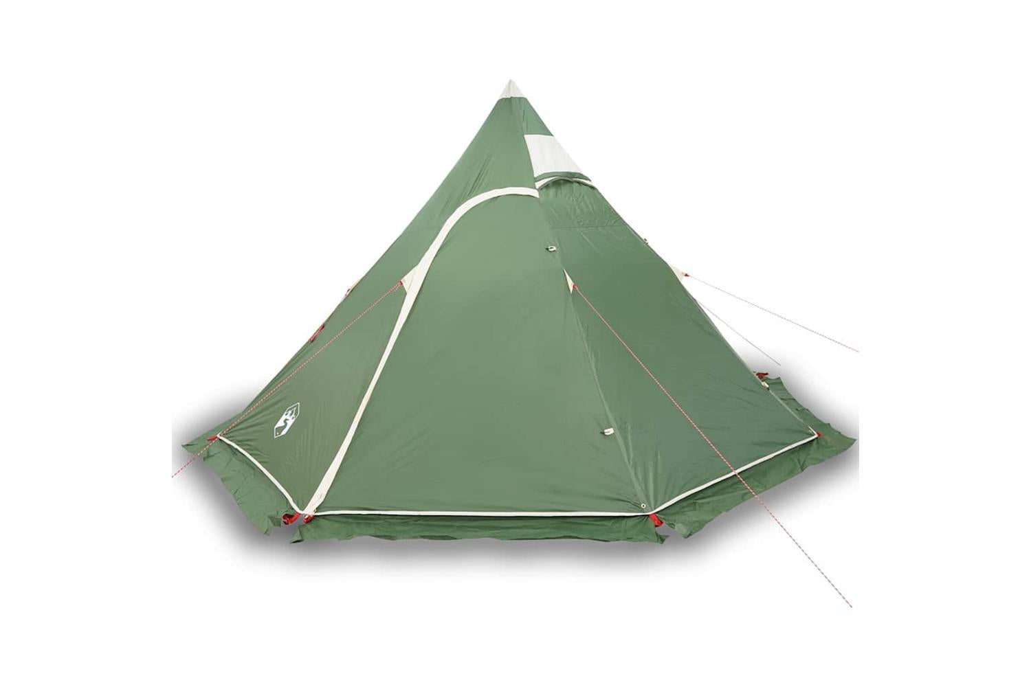 Vidaxl Camping Tent Tipi 5-person Green Waterproof-2