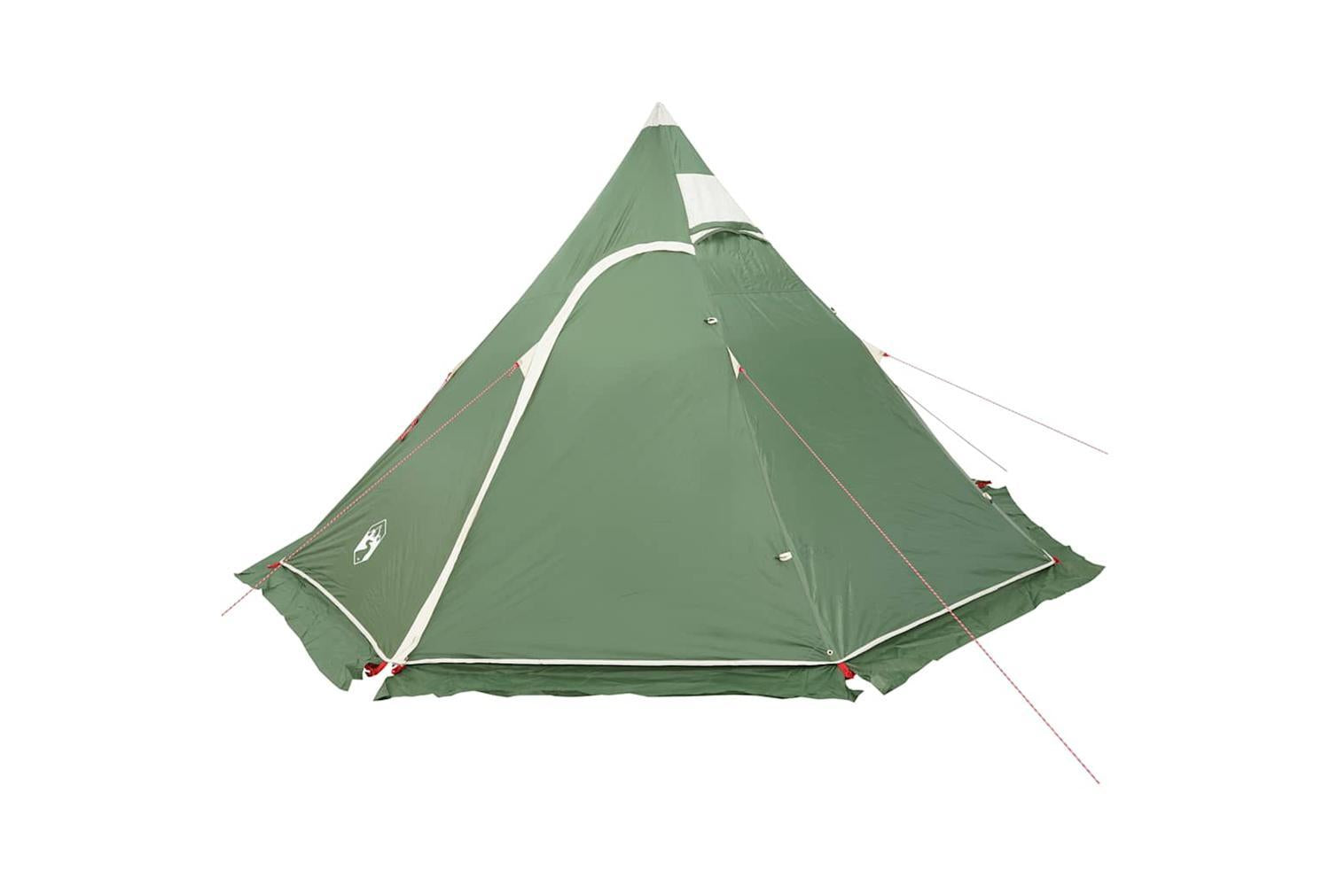Vidaxl Camping Tent Tipi 5-person Green Waterproof-3