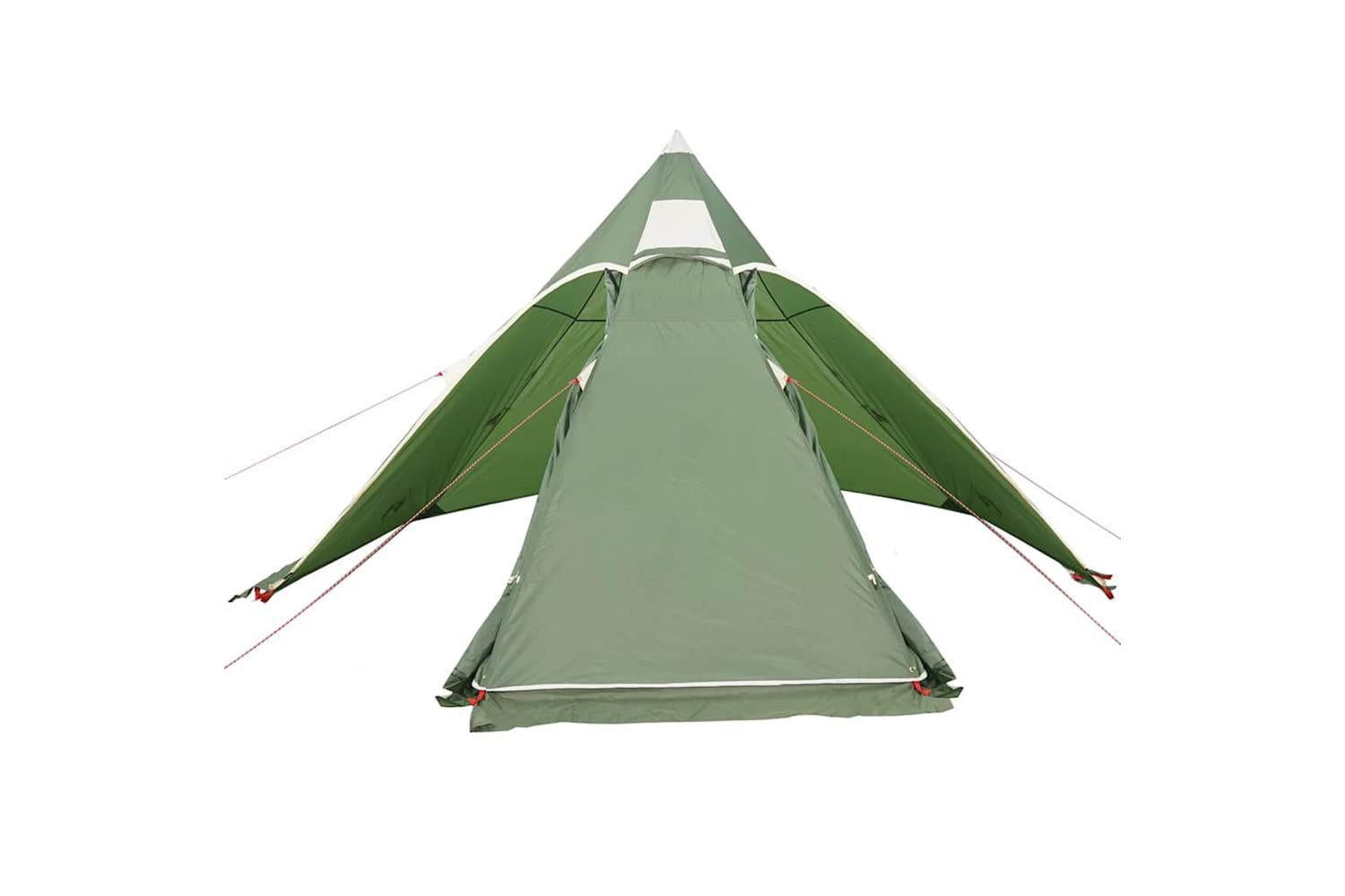 Vidaxl Camping Tent Tipi 5-person Green Waterproof-6