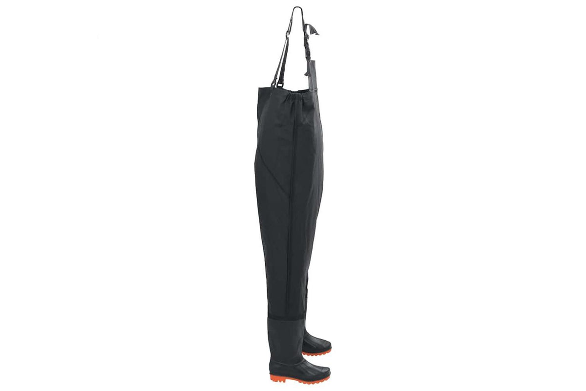 Vidaxl Chest Waders With Boots Black Size 40-3