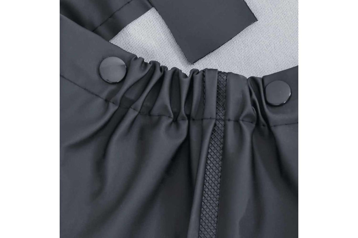 Vidaxl Chest Waders With Boots Black Size 45-6