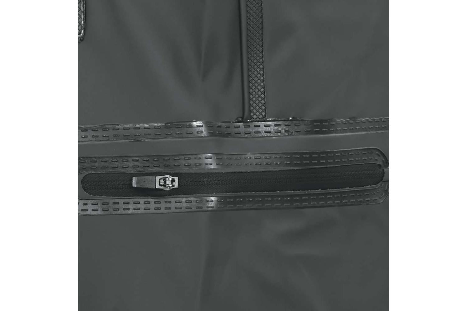 Vidaxl Chest Waders With Boots And Belt Dark Green Size 45-7
