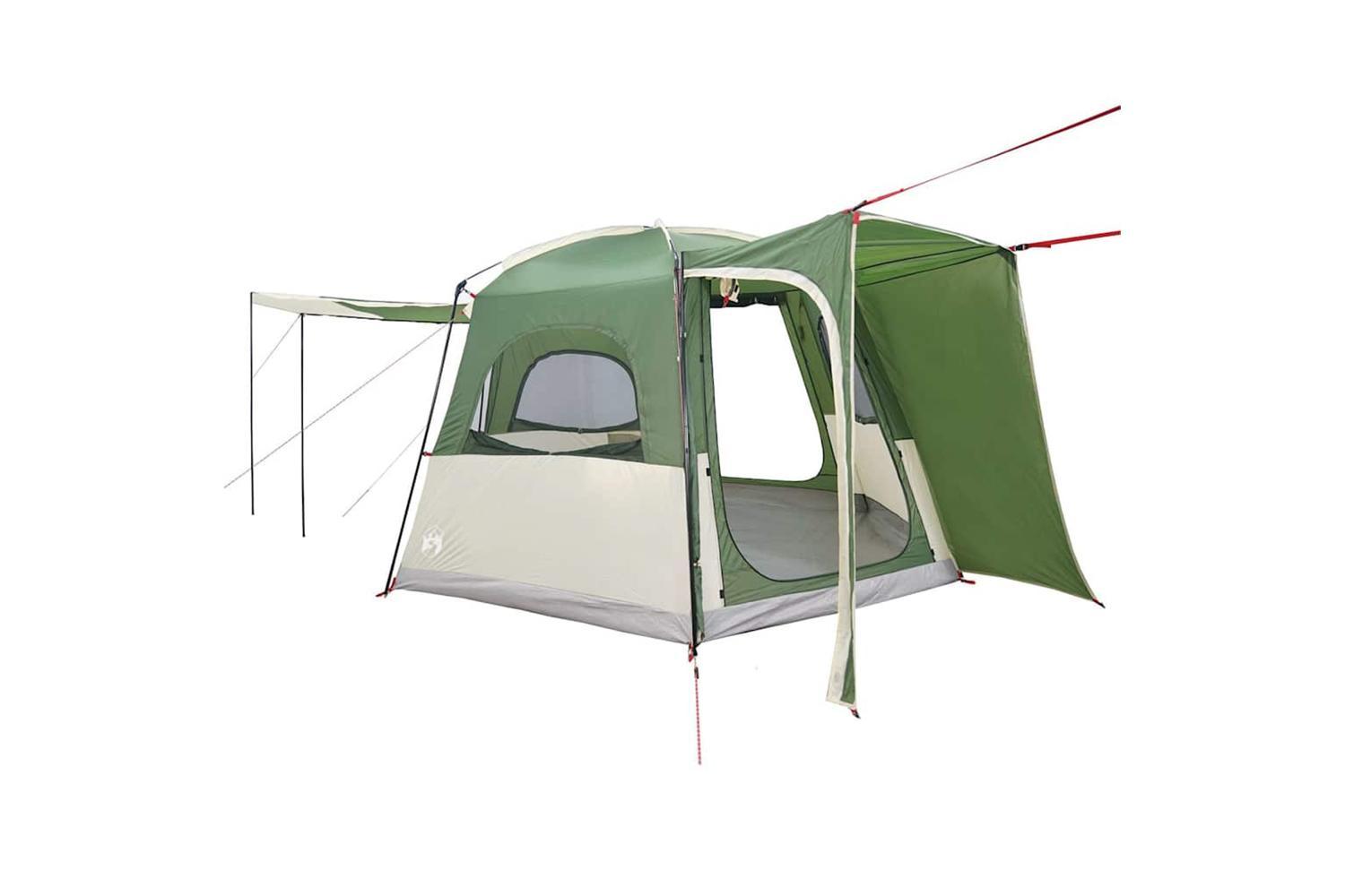Vidaxl Car Tent 4-person Green Waterproof-3