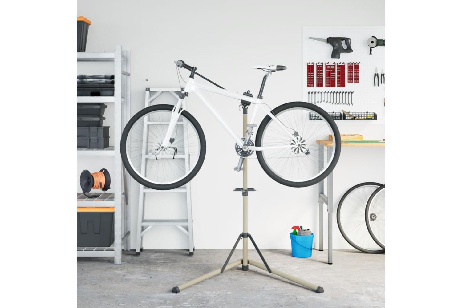 Vidaxl Bike Repair Stand Foldable Adjustable 102-160 Cm Aluminium-3
