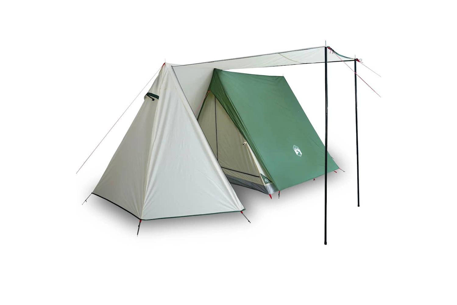 Vidaxl Camping Tent 3-person Green Waterproof-2