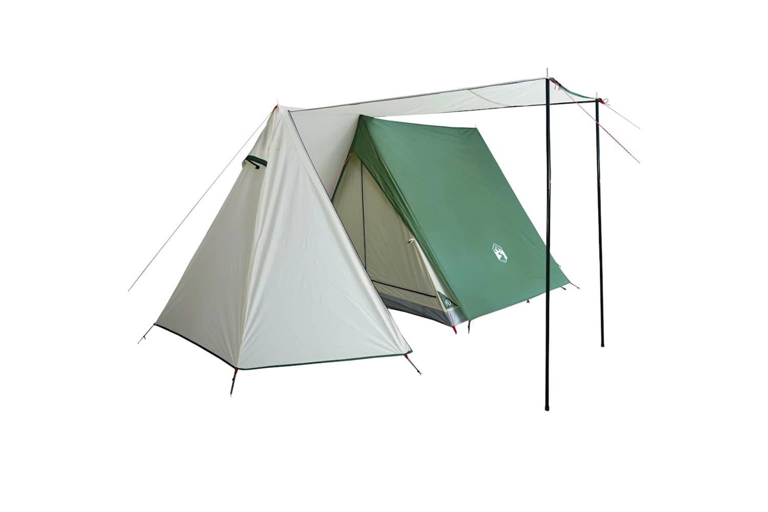 Vidaxl Camping Tent 3-person Green Waterproof-4