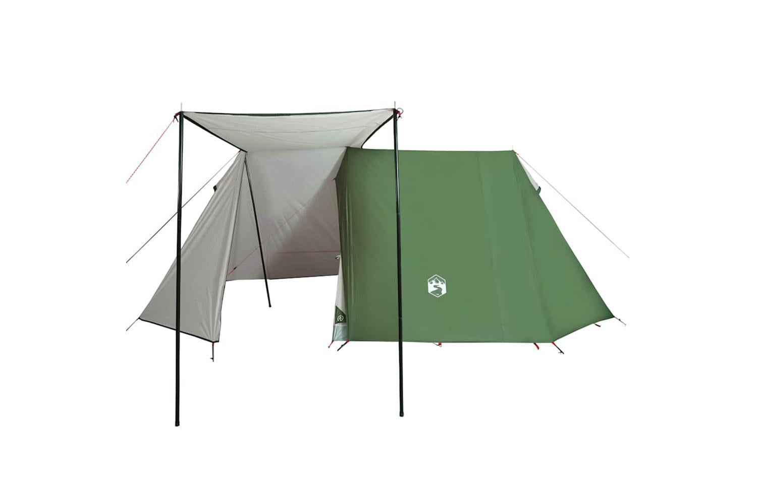 Vidaxl Camping Tent 3-person Green Waterproof-7