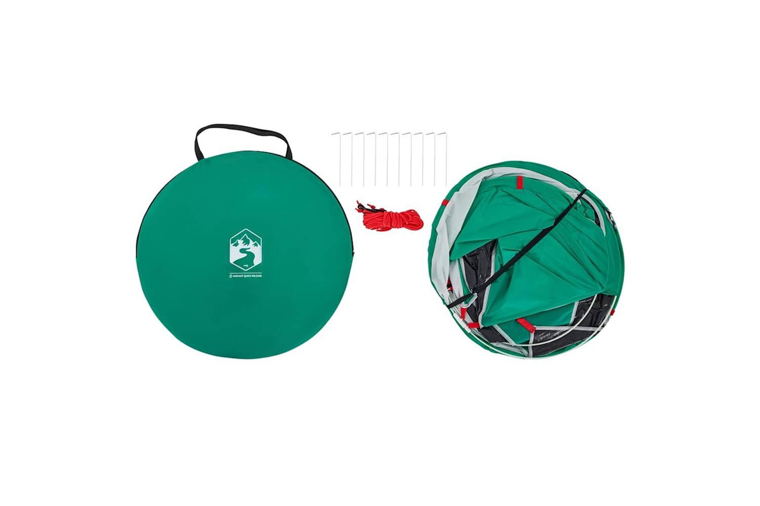 Vidaxl Beach Tent Sea Green Pop-up Waterproof-10