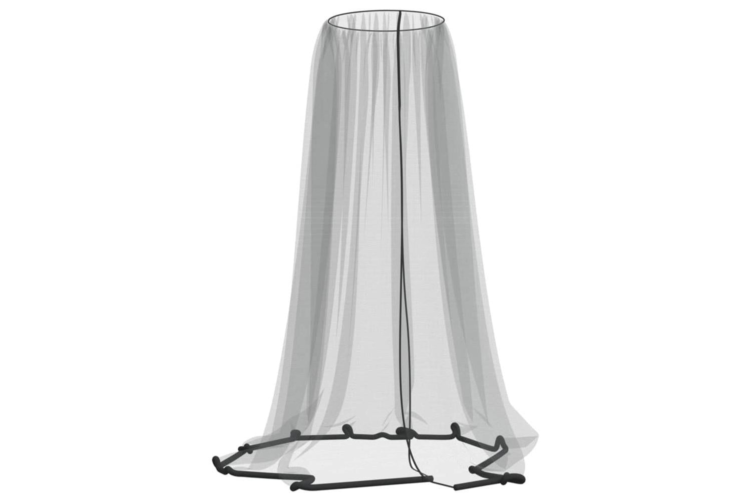 Vidaxl Mosquito Net For Umbrella 220 Mesh Black ÃŽÂ¦300x230 Cm-2