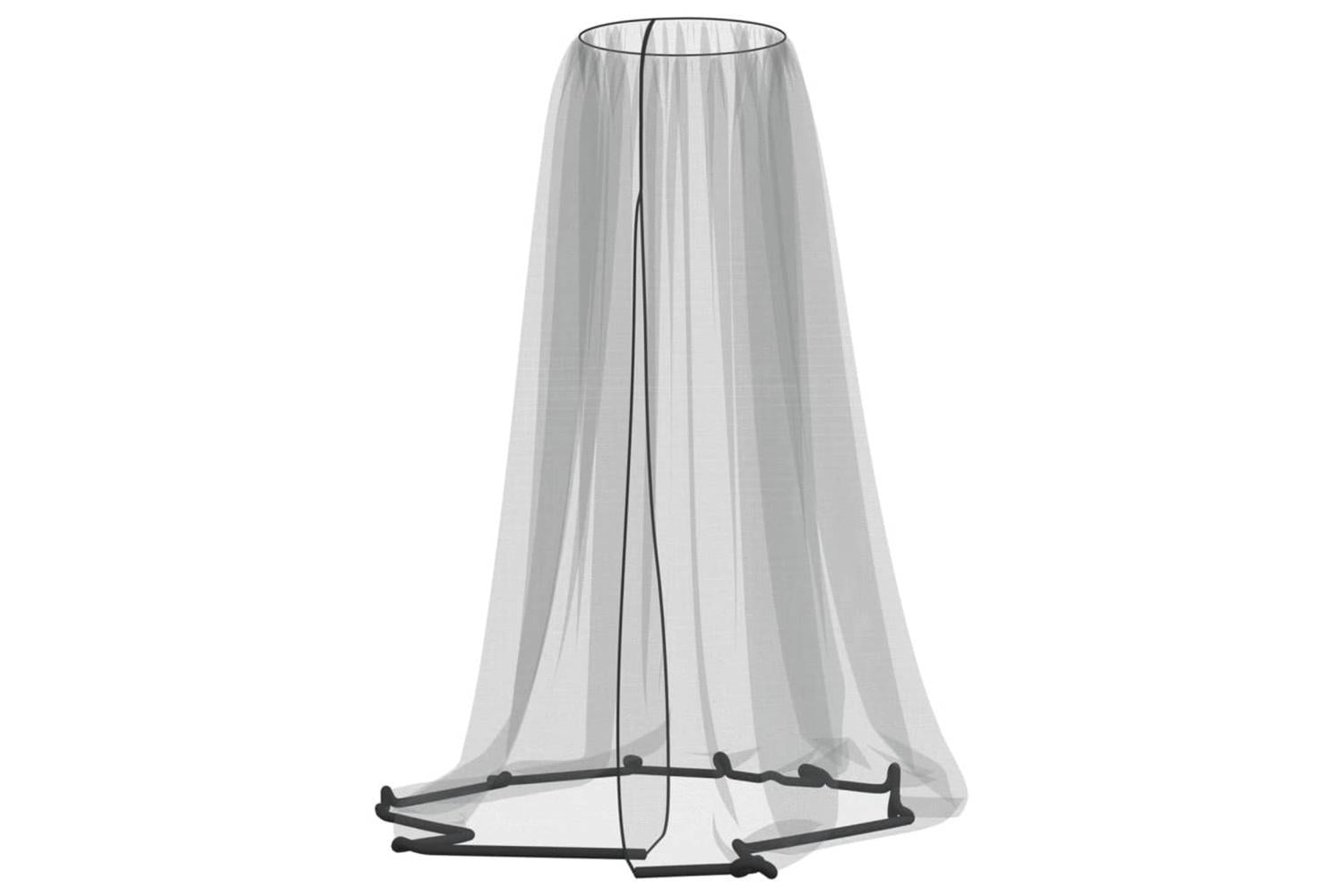 Vidaxl Mosquito Net For Umbrella 220 Mesh Black ÃŽÂ¦300x230 Cm-4