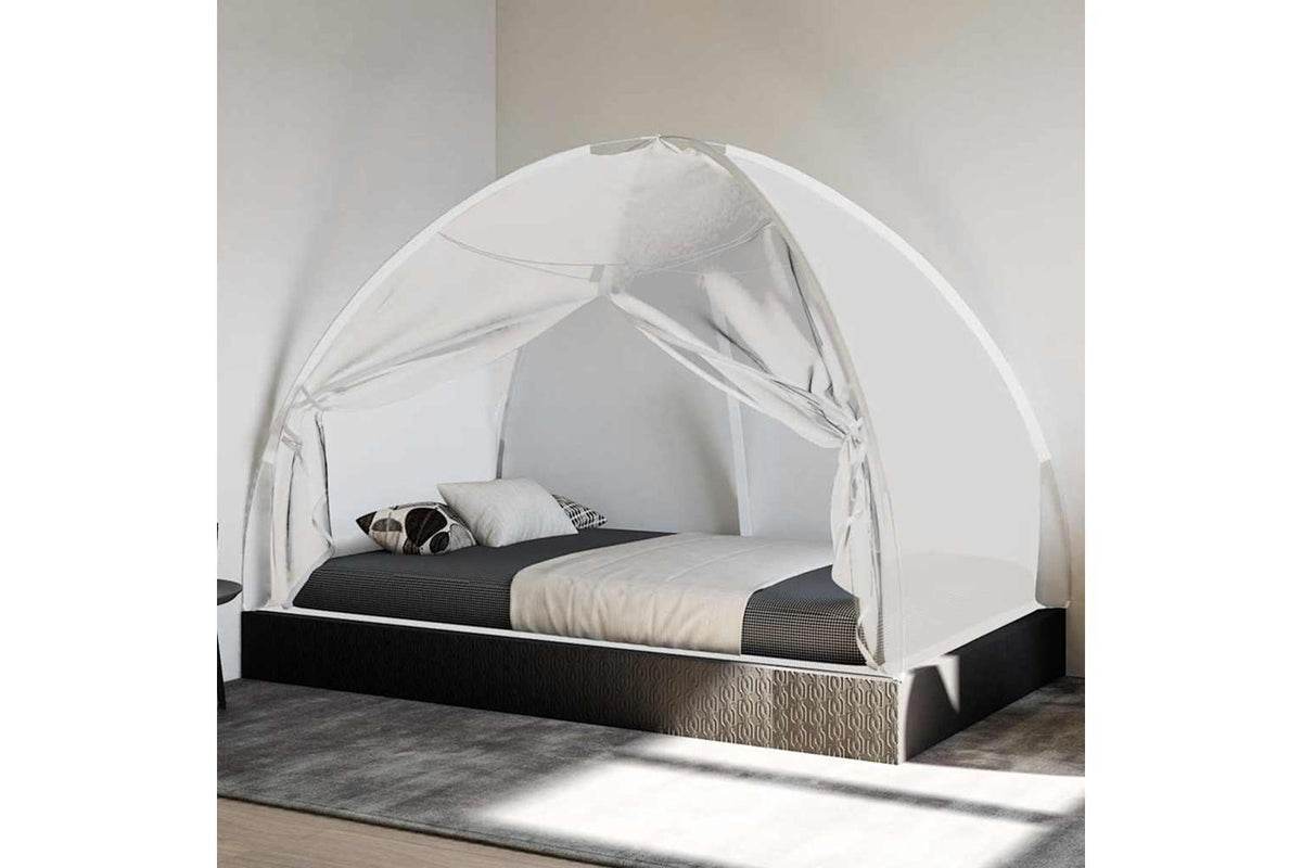 Vidaxl Mosquito Net Mongolia With Doors 220 Mesh White 200x120x130 Cm-3