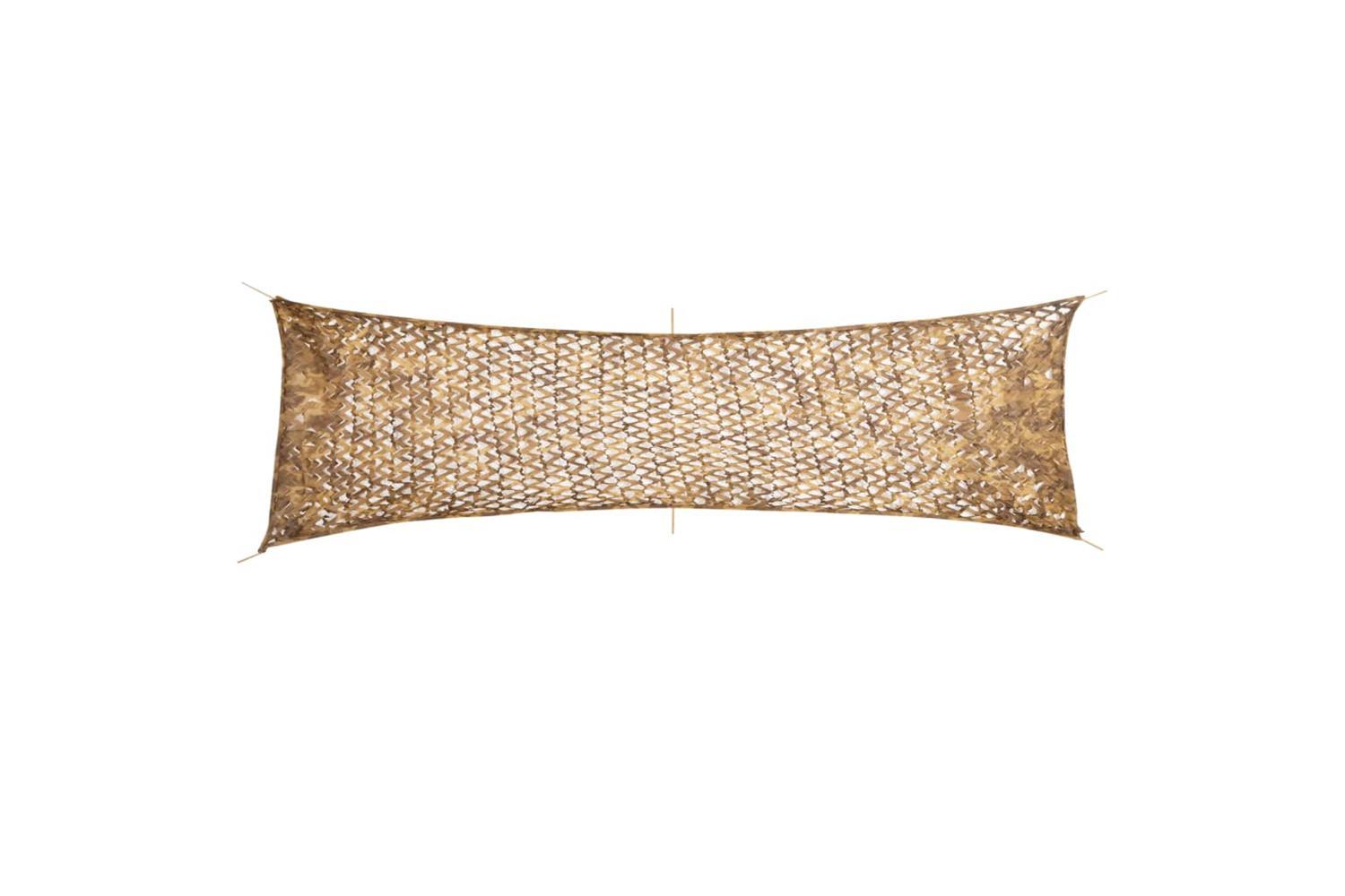 Vidaxl Camouflage Net With Storage Bag 519x142 Cm Sand