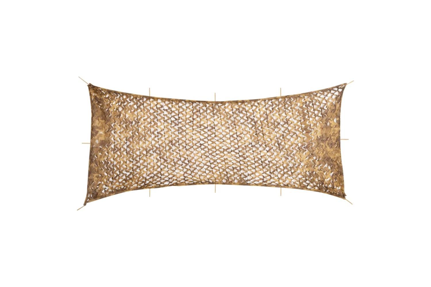 Vidaxl Camouflage Net With Storage Bag 844x429 Cm Sand