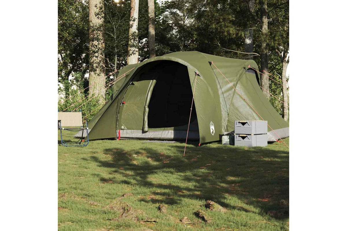 Vidaxl Family Tent Dome 6-person Olive Green Waterproof-3