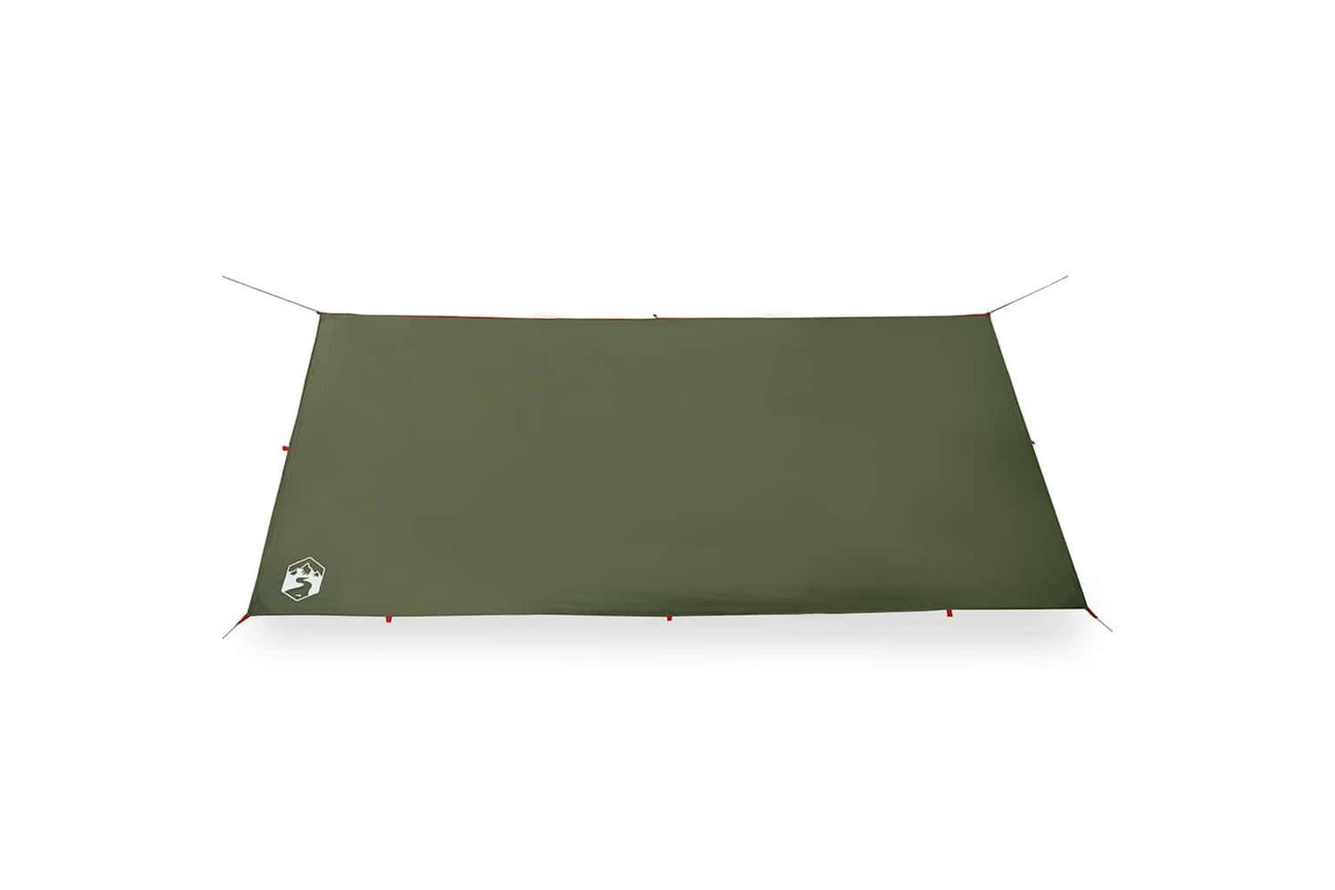 Vidaxl Camping Tarp Olive Green 366x306 Cm Waterproof-5