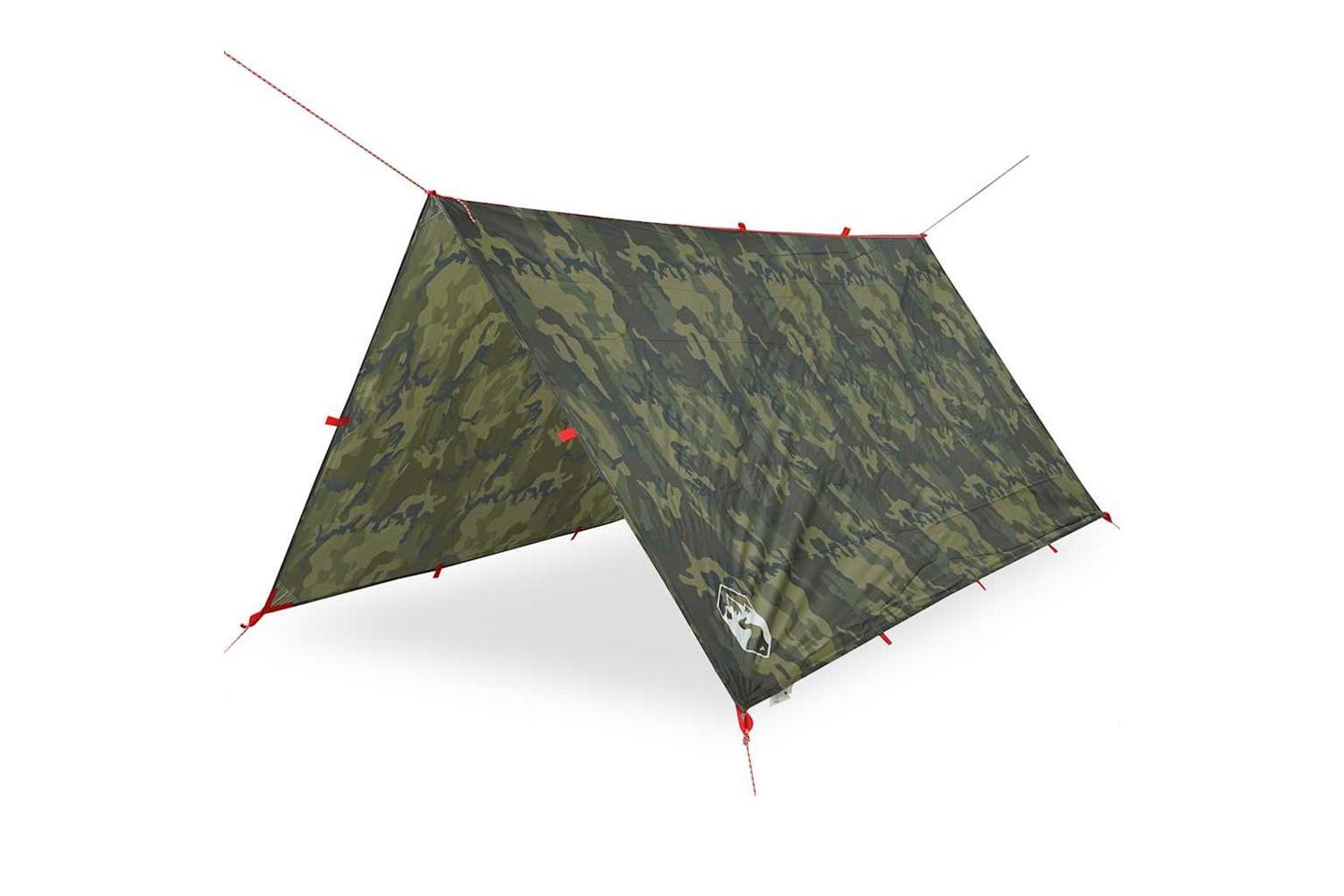 Vidaxl Camping Tarp Camouflage 366x306 Cm Waterproof-2