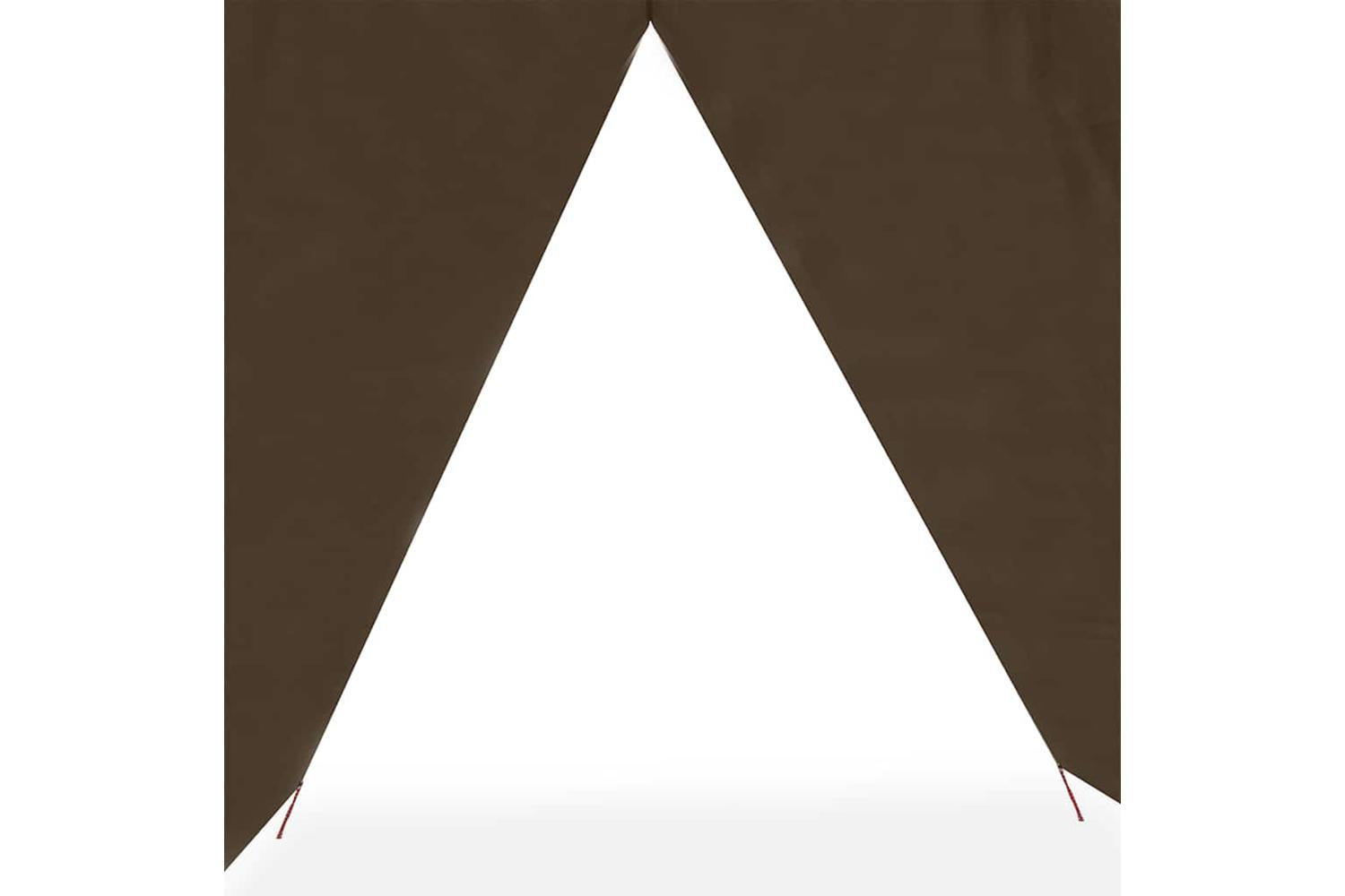 Vidaxl Camping Tarp Brown 451x420 Cm Waterproof-6