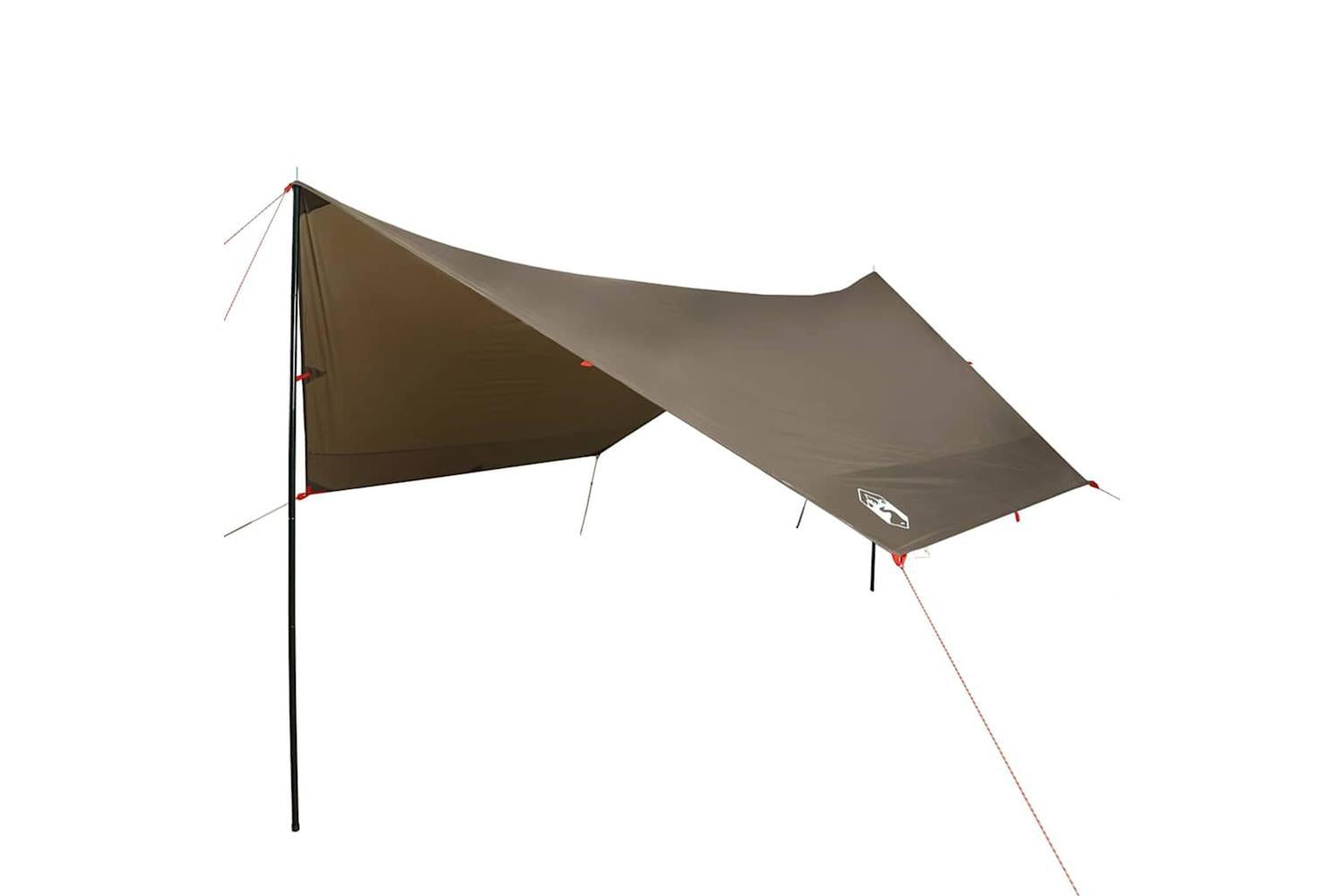 Vidaxl Camping Tarp Brown 462x306x211 Cm Waterproof