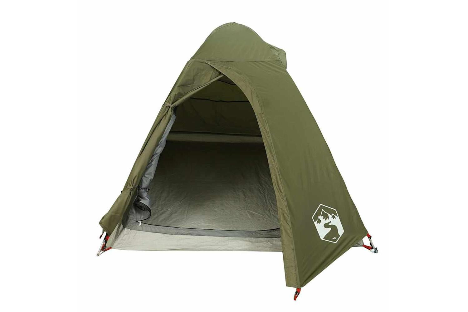 Vidaxl Camping Tent Dome 2-person Olive Green Waterproof-6