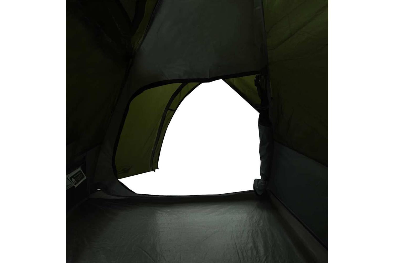 Vidaxl Camping Tent Dome 2-person Olive Green Waterproof-10