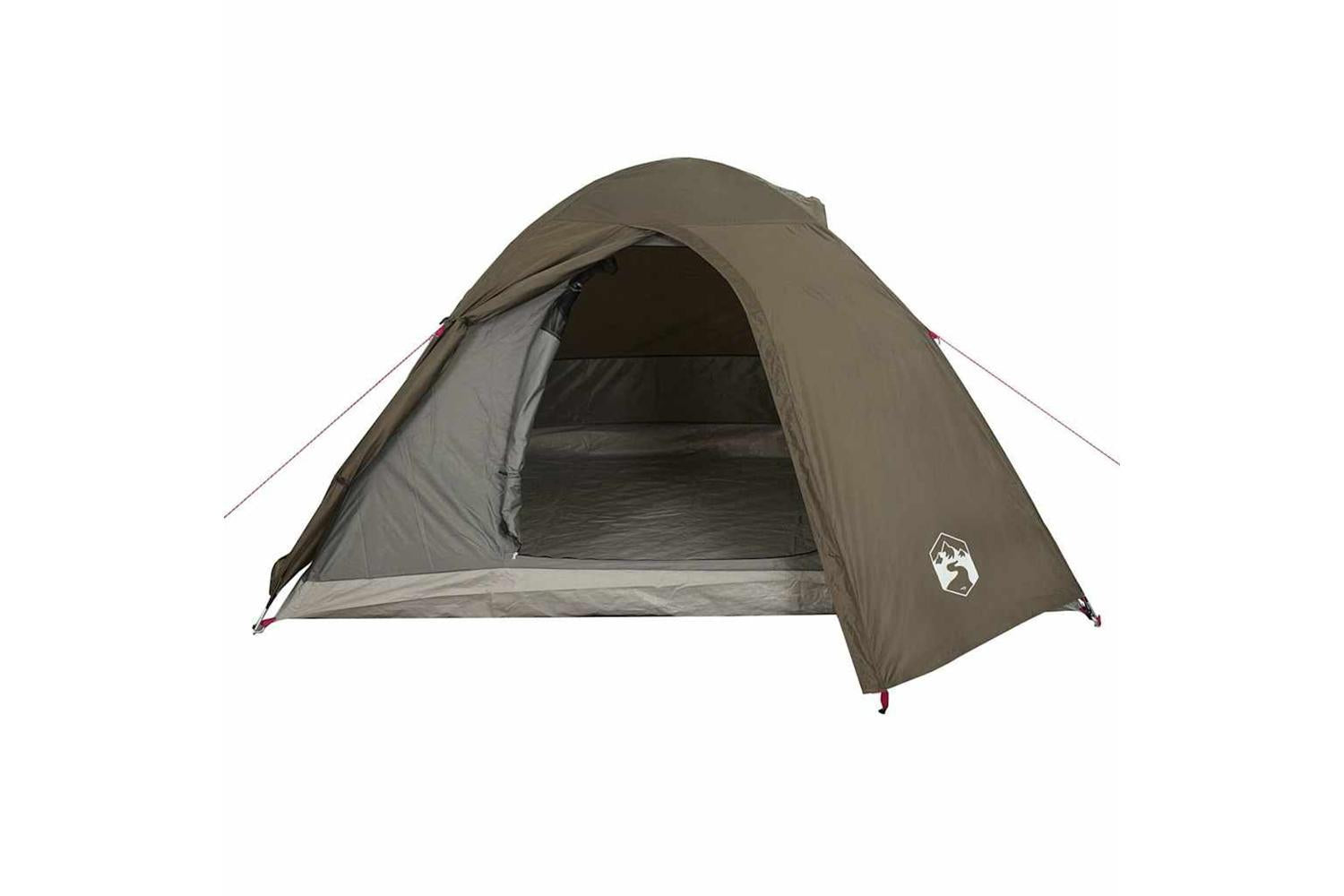 Vidaxl Camping Tent Dome 4-person Brown Waterproof-6