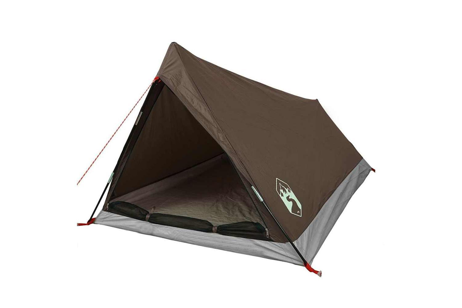 Vidaxl Camping Tent 2-person Brown Waterproof-4