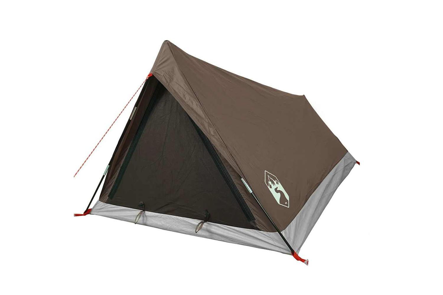 Vidaxl Camping Tent 2-person Brown Waterproof-5