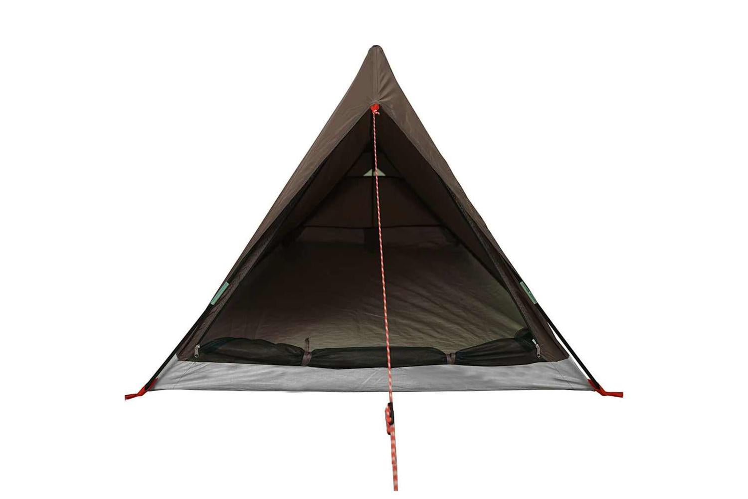 Vidaxl Camping Tent 2-person Brown Waterproof-6