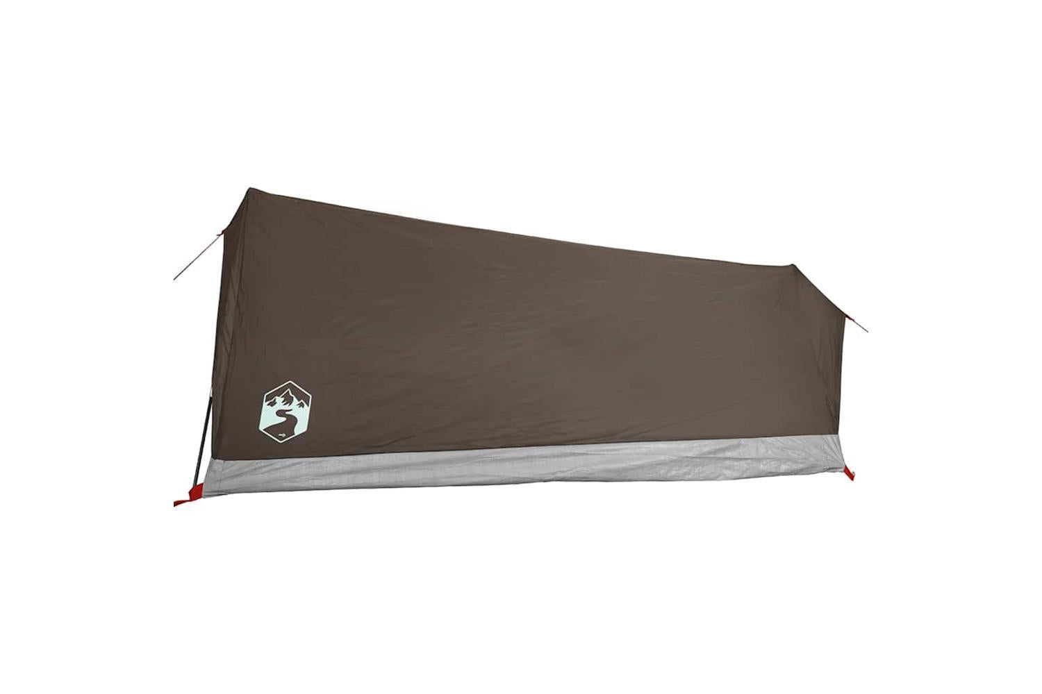 Vidaxl Camping Tent 2-person Brown Waterproof-8